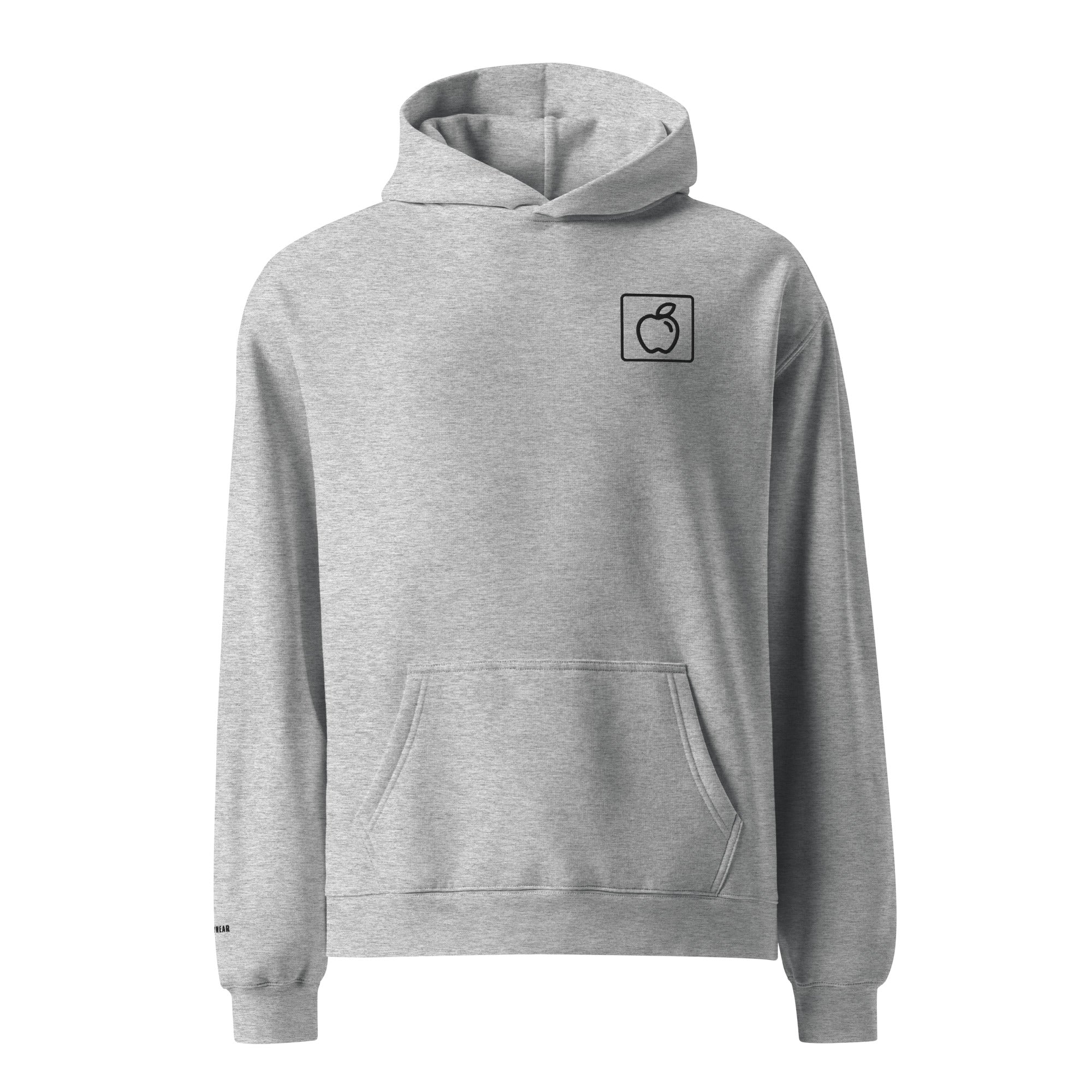 Apple Hoodie - Premium Garment Dyed Streetwear | sidewaywear